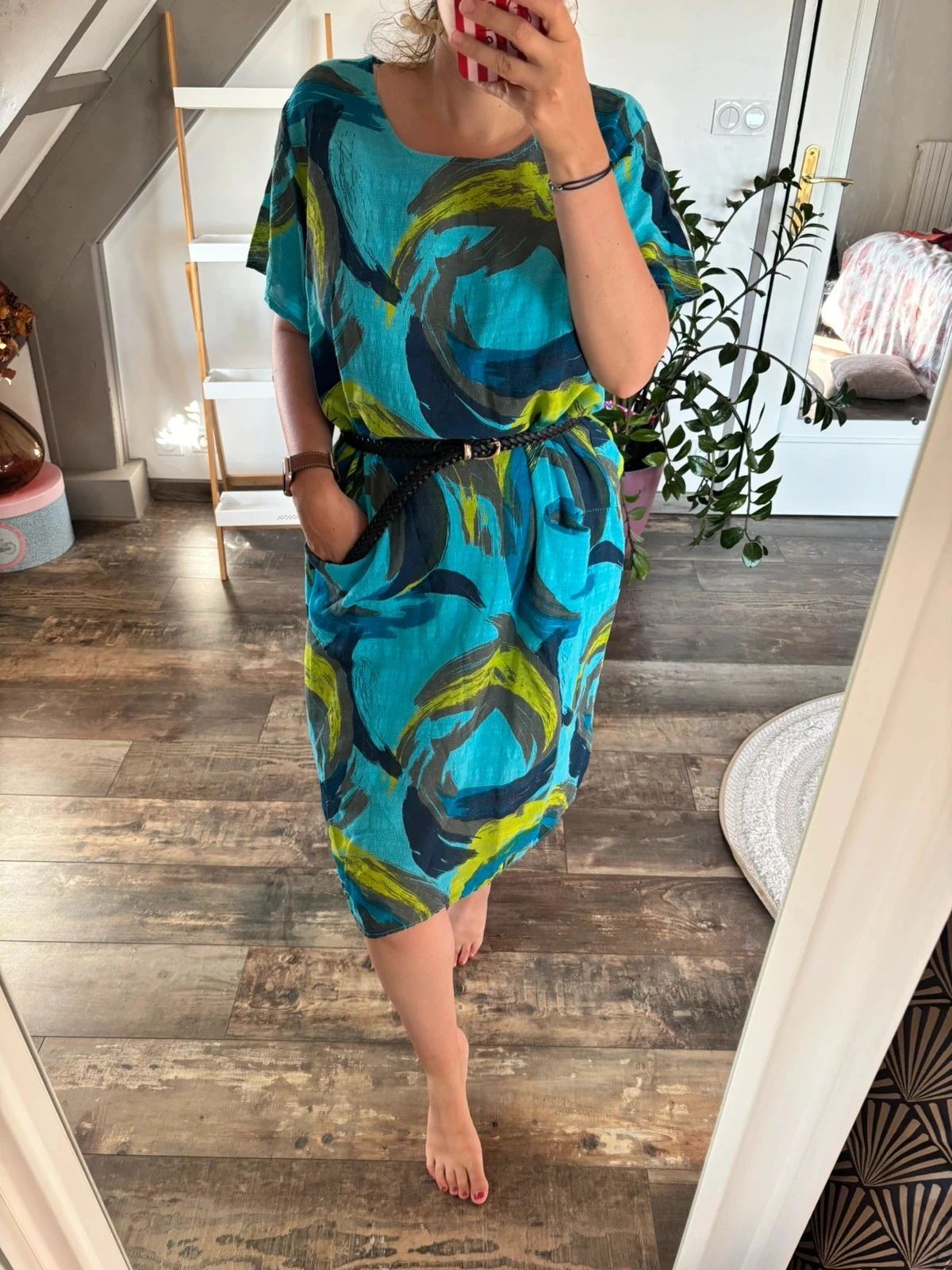 Robe colorée L/40